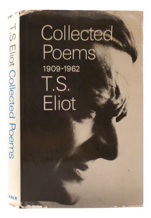 Item #175796 COLLECTED POEMS 1909 - 1962. T. S. Eliot