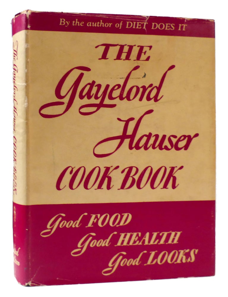 THE GAYELORD HAUSER Cook Book 1946 Published by Coward-mccann Inc. Second  Impression Red Hardcover 312 Pages Including Index 