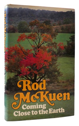 Item #175974 COMING CLOSE TO THE EARTH. Rod McKuen