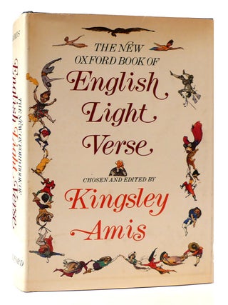 Item #175981 THE NEW OXFORD BOOK OF LIGHT VERSE. Kingsley Amis