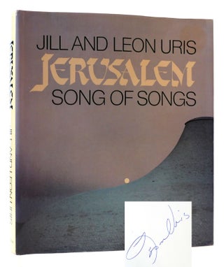 Item #176156 JERUSALEM SIGNED Song of Songs. Jill Uris, Leon Uris