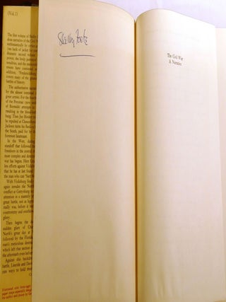 THE CIVIL WAR : A NARRATIVE IN 3 VOLUMES SIGNED; Fort Sumter to Perryville; Fredericksburg to Meridian; Red River to Appomattox