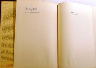 THE CIVIL WAR : A NARRATIVE IN 3 VOLUMES SIGNED; Fort Sumter to Perryville; Fredericksburg to Meridian; Red River to Appomattox