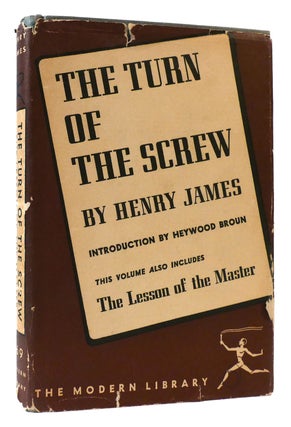 Item #176508 THE TURN OF THE SCREW Modern Library. Henry James