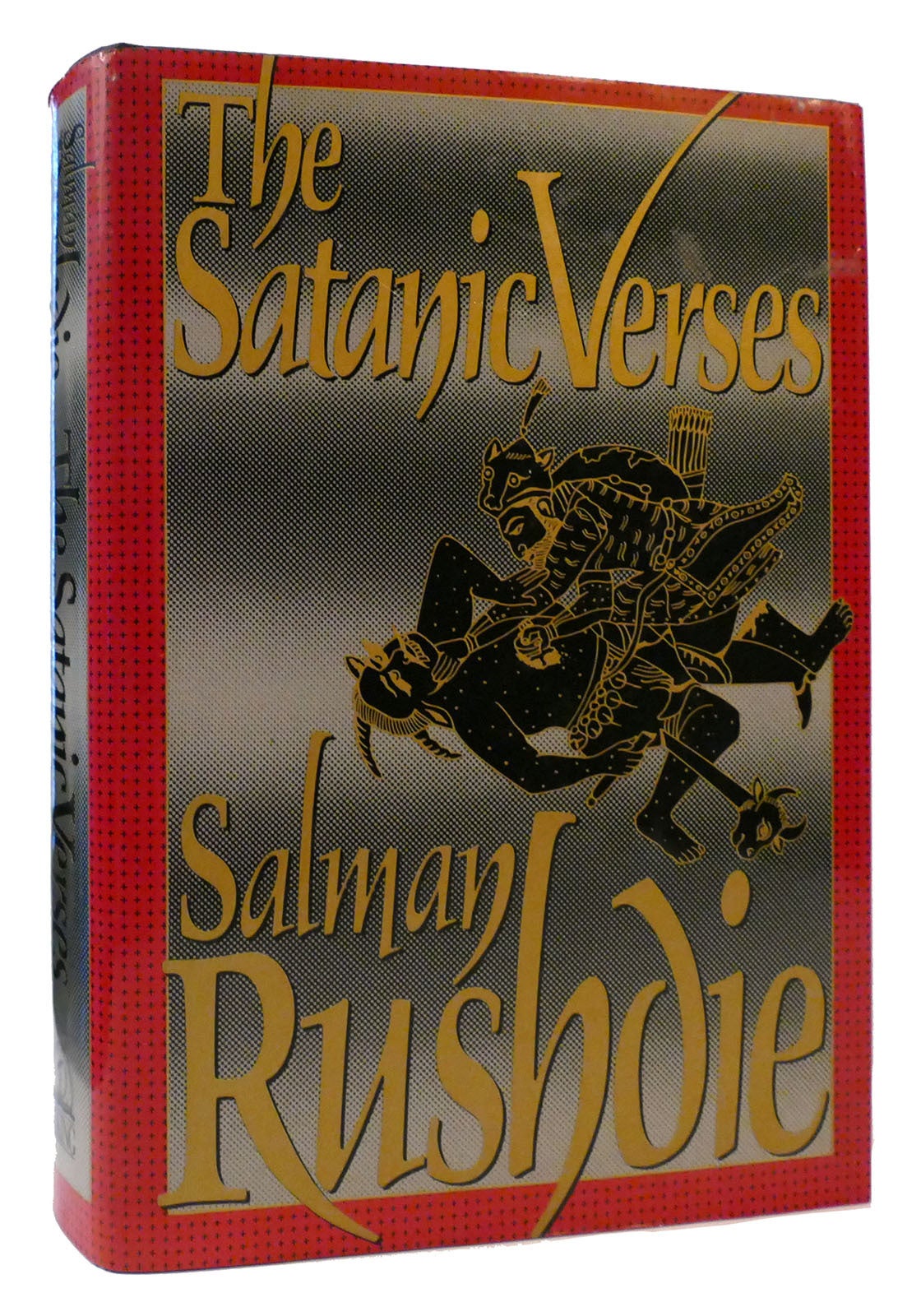 thumbnail image 2 of The Satanic Verses By Salman Rushdie – Hardcover, 1989 7th Edition, Very Good Condition 2 of 5