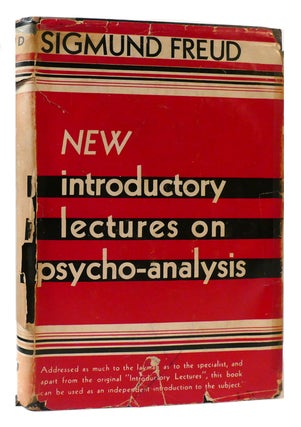 Item #176666 NEW INTRODUCTORY LECTURES ON PSYCHO-ANALYSIS. Sigmund Freud