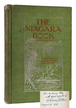 Item #176677 THE NIAGARA BOOK. Mark Twain W. D. Howells, Nathaniel S. Shaler