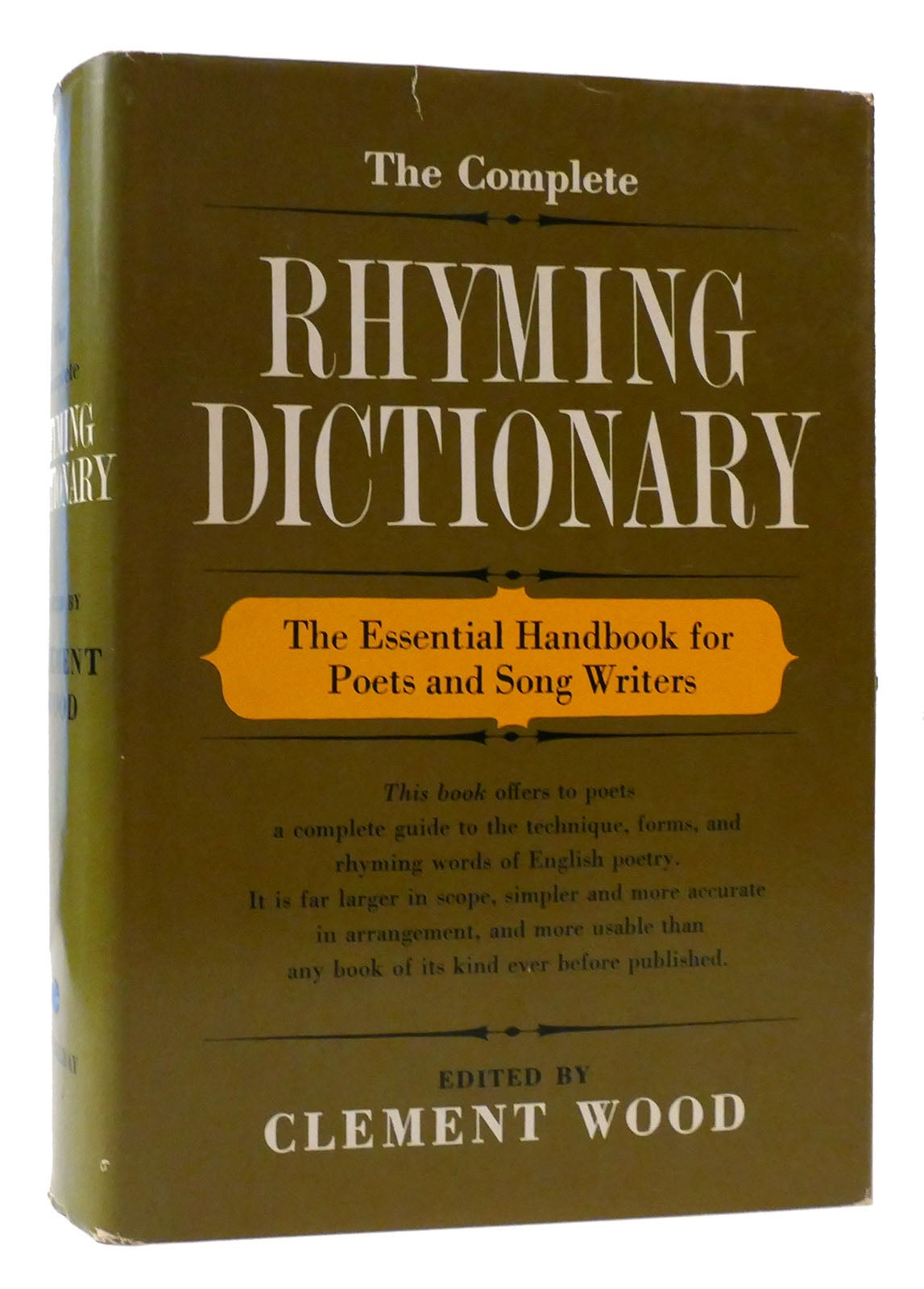 Clement Wood The Complete Rhyming Dictionary Revised PDF