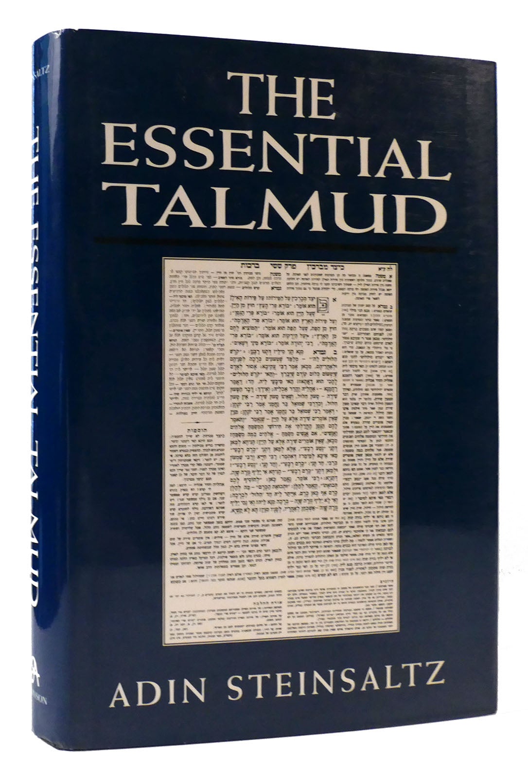 THE ESSENTIAL TALMUD | Adin Steinsaltz | First Edition Thus; Second ...