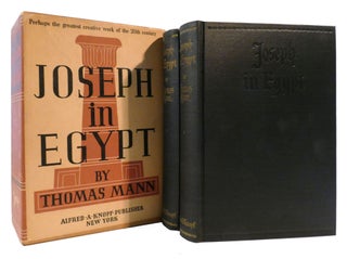 Item #177730 JOSEPH IN EGYPT 2 Volume Set. Thomas Mann