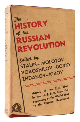 Item #177754 THE HISTORY OF THE CIVIL WAR IN THE U.S.S.R. Volume 1. M. Gorky, V. Molotov, K....