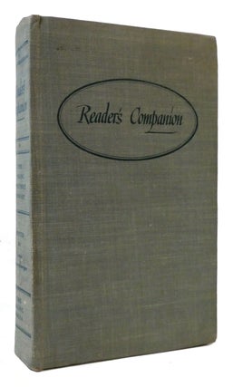 Item #177834 READER'S COMPANION. Louis Kronenberger