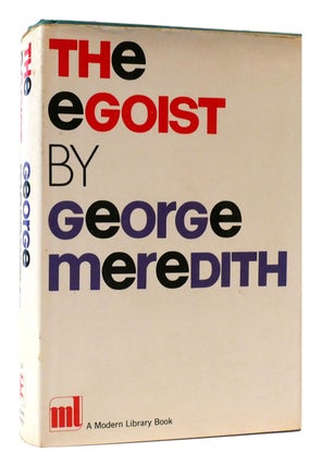 Item #177881 THE EGOIST. George Meredith