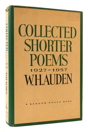 Item #177890 COLLECTED SHORTER POEMS, 1927-1957. W. H. Auden