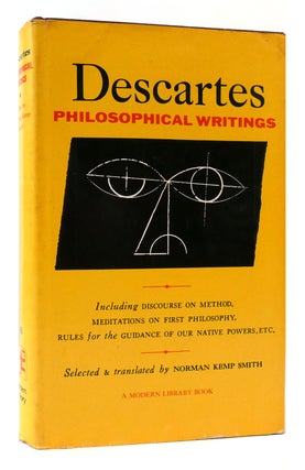 Item #177952 DESCARTES PHILOSOPHICAL WRITINGS Modern Library No. 43. Descartes
