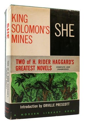 Item #177969 SHE & KING SOLOMON'S MINES. H. Rider Haggard