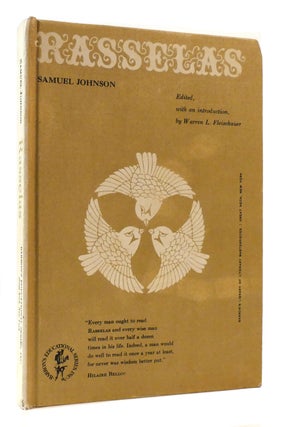 Item #178251 THE HISTORY OF RASSELAS Prince of Abyssinia. Samuel Johnson