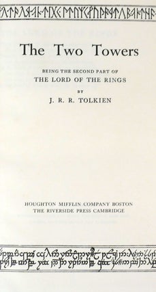 THE LORD OF THE RINGS - THE FELLOWSHIP OF THE RING, THE TWO TOWERS, THE RETURN OF THE KING