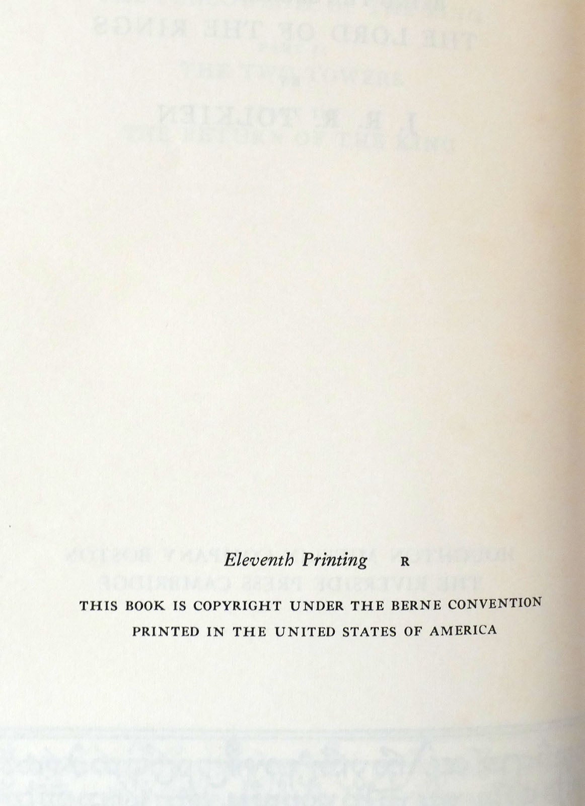 The Lord of The Rings Trilogy: The Fellowship of the Ring, The Two Towers,  The Return of the King. - Raptis Rare Books