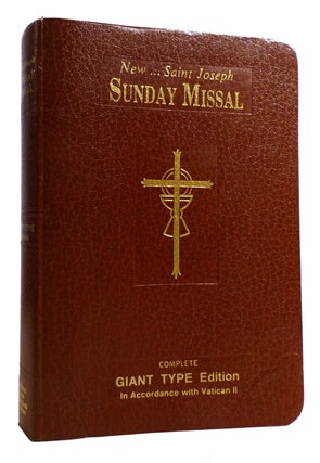 Item #178387 NEW SAINT JOSEPH SUNDAY MISSAL Giant Type Edition. Catholic Book Publishing Company