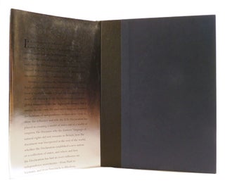 THE DECLARATION OF INDEPENDENCE SIGNED; A Global History