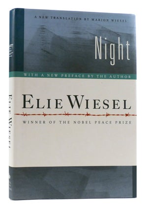 Item #178787 NIGHT. Elie Wiesel, Marion Wiesel