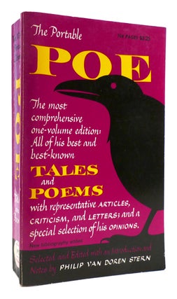 Item #178832 THE PORTABLE POE The Viking Portable Library. Philip Van Doren Stern Edgar Allan Poe