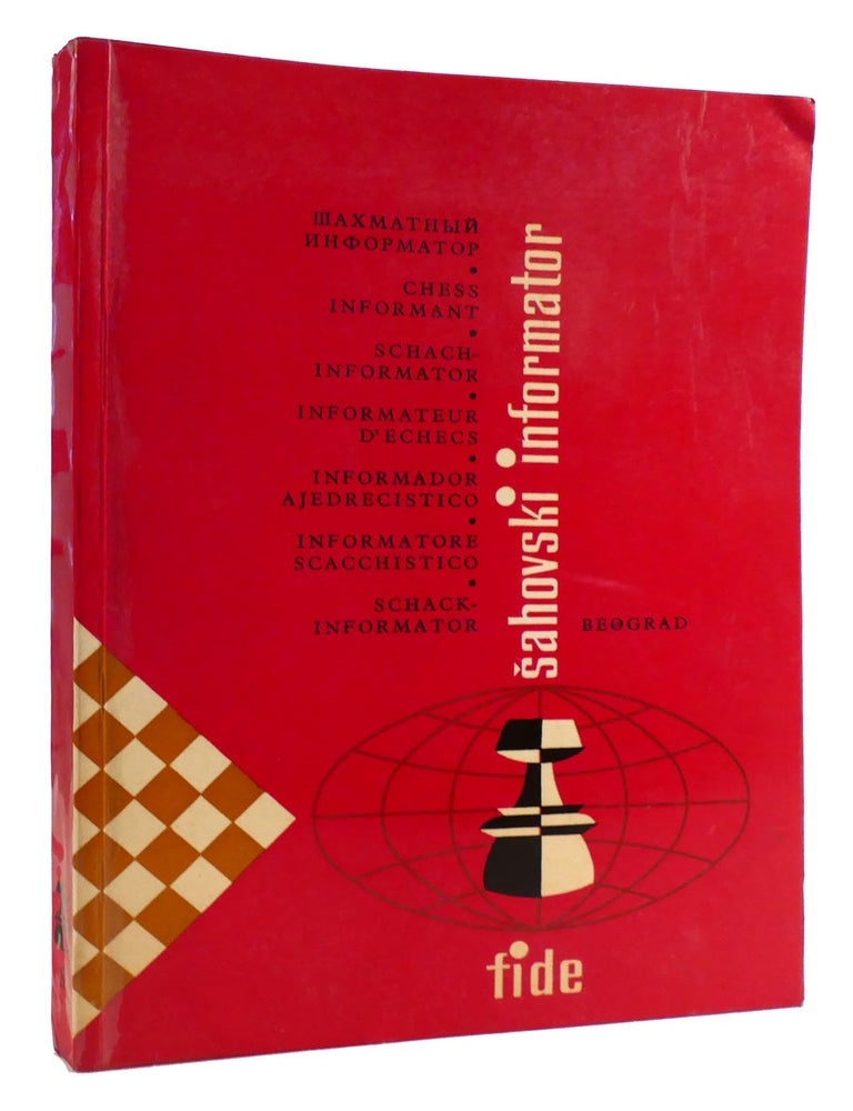 SAHOVSKI INFORMATOR / CHESS INFORMANT 8 | Fide Information | First ...