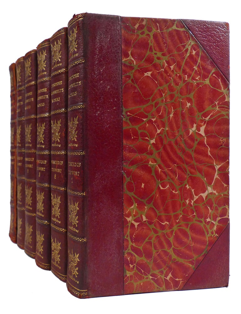 Item #179666 WINNING OF THE WEST 6 VOLUME SET. Theodore Roosevelt.