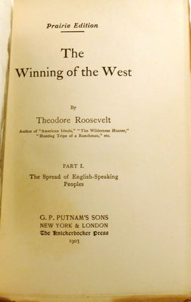 WINNING OF THE WEST 6 VOLUME SET
