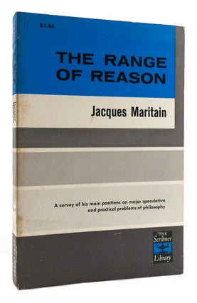 Item #179787 THE RANGE OF REASON. Jacques Maritain