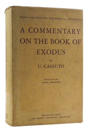A COMMENTARY ON THE BOOK OF EXODUS