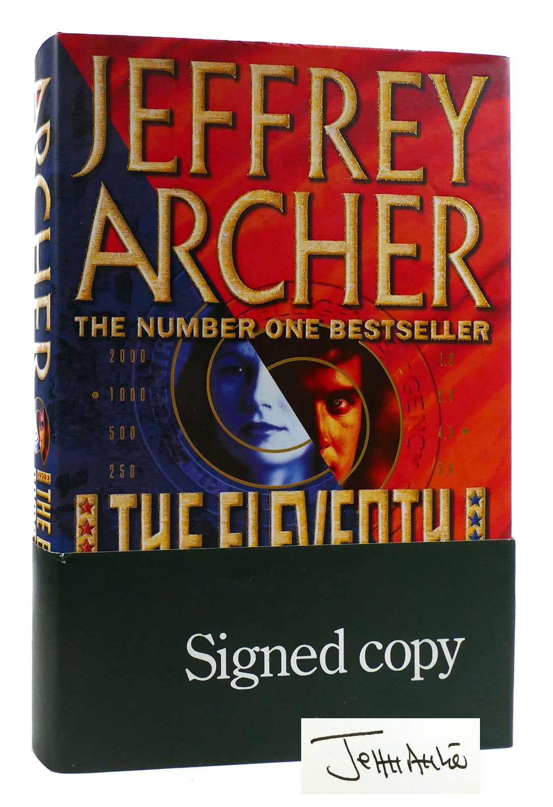 THE ELEVENTH COMMANDMENT Signed Jeffrey Archer 1st uk Edition