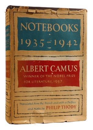 Item #180093 NOTEBOOKS 1935-1942. Albert Camus