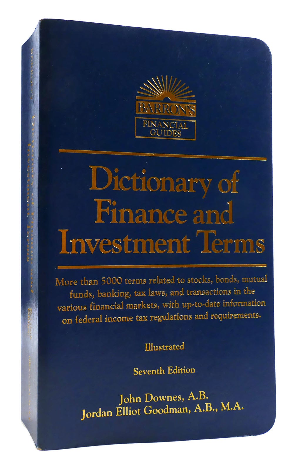 DICTIONARY OF FINANCE AND INVESTMENT TERMS | John Downes | Seventh