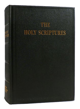 Item #180345 THE HOLY SCRIPTURES ACCORDING TO THE MASORETIC TEXT. Jewish Publication Society