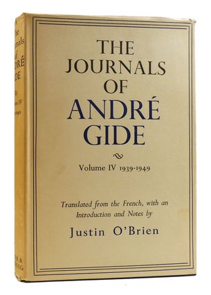 Item #180407 THE JOURNALS OF ANDRE GIDE Volume IV: 1939-1949. Andre Gide