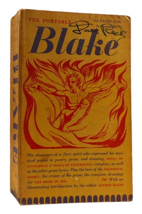 Item #180435 THE PORTABLE BLAKE. William Blake