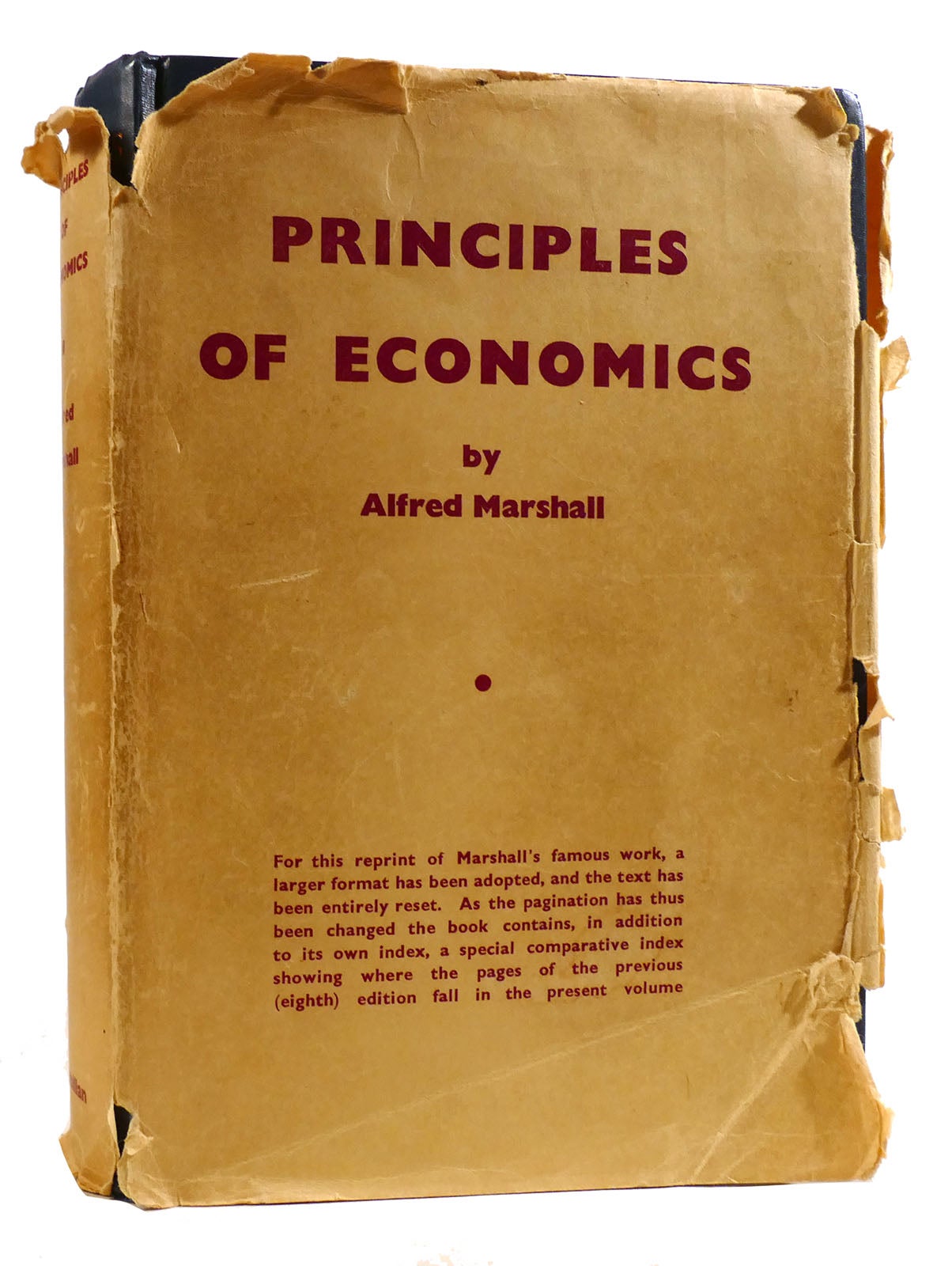 PRINCIPLES OF ECONOMICS | Alfred Marshall | Eighth Edition