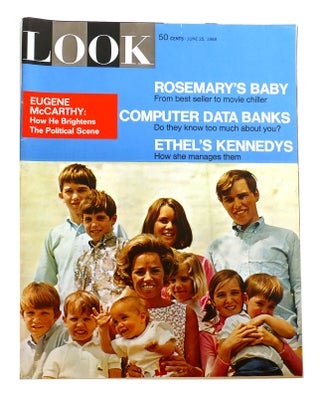 Item #180749 LOOK MAGAZINE JUNE 1968. William B. Arthur John F. Kennedy