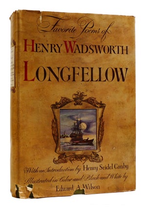 Item #181257 FAVORITE POEMS OF HENRY WADSWORTH LONGFELLOW. Henry Wadsworth Longfellow
