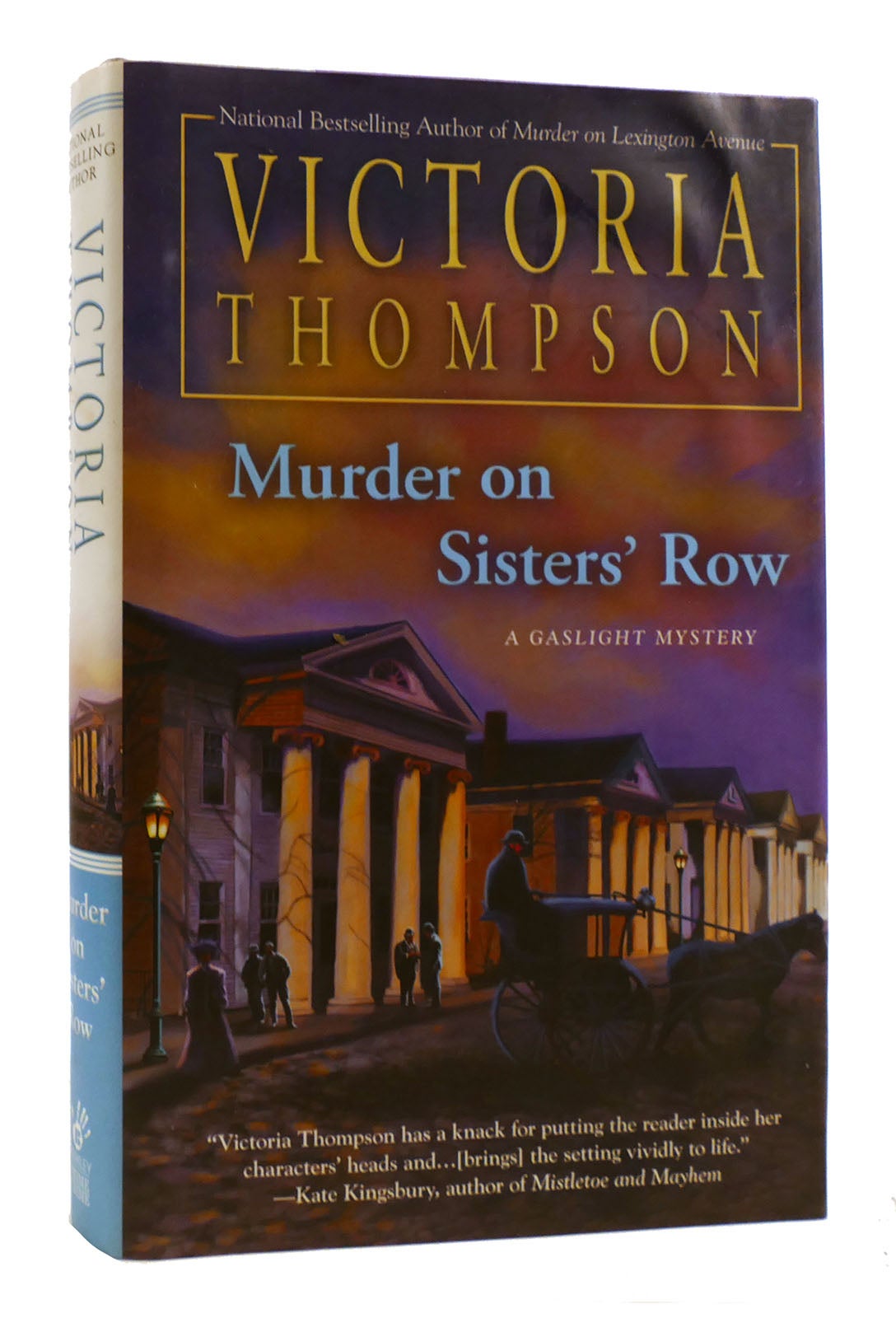 MURDER ON SISTERS ROW Victoria Thompson First Edition First