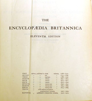 THE ENCYCLOPAEDIA BRITANNICA 32 VOLUME SET; Bound in 16: 14 of 16 Volumes