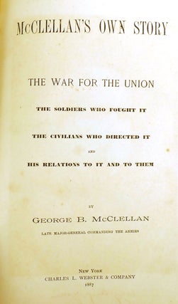 MCCLELLAN'S OWN STORY