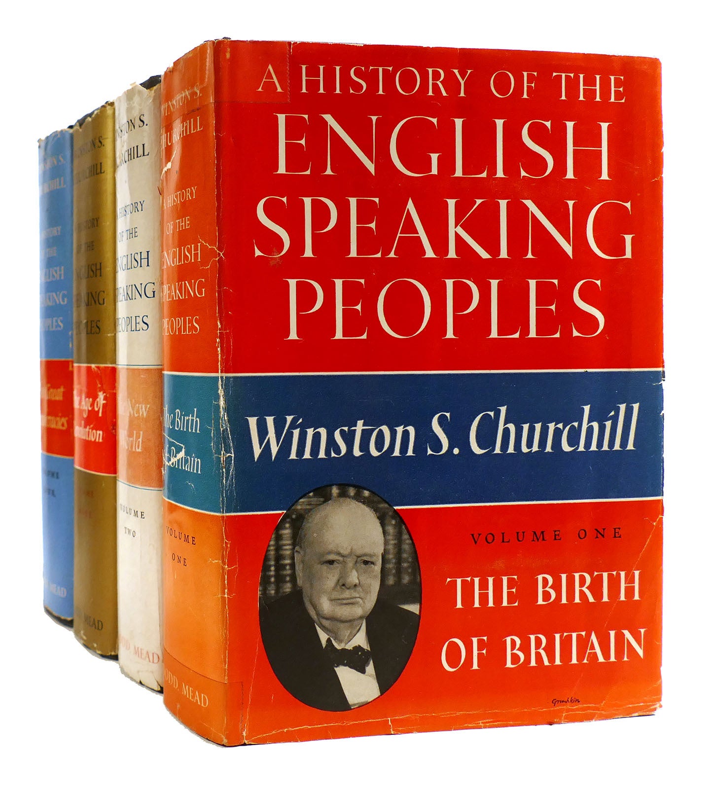 ウィンストン・S・チャーチル 英語圏の歴史 全4巻セット A HISTORY OF THE ENGLISH-SPEAKING PEOPLES FOUR VOLUME SET