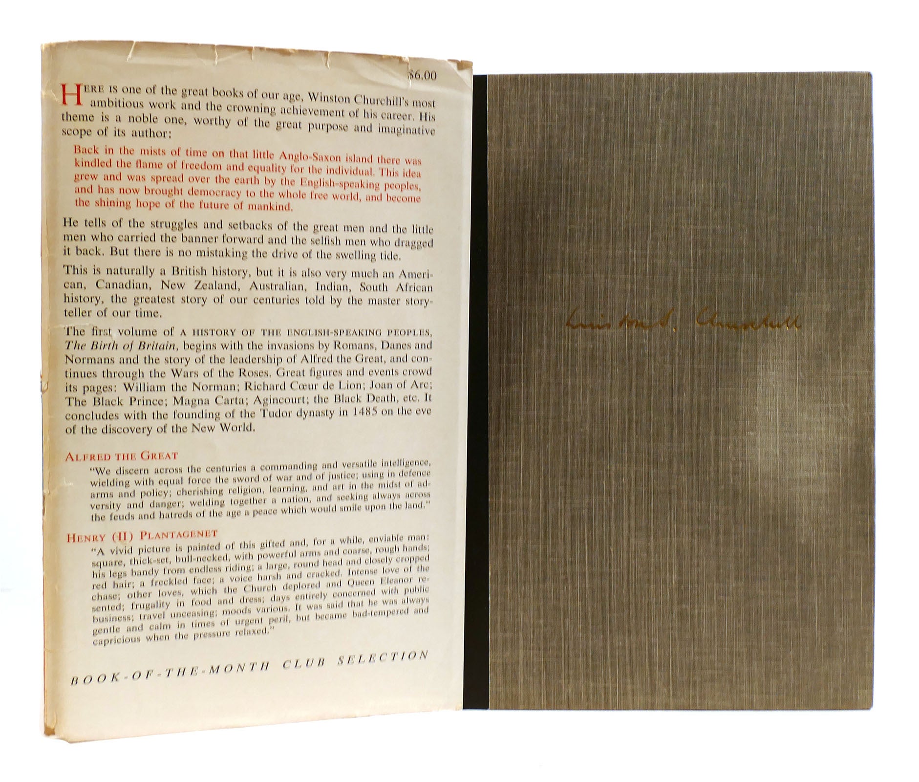 A HISTORY OF THE ENGLISH-SPEAKING PEOPLES FOUR VOLUME SET