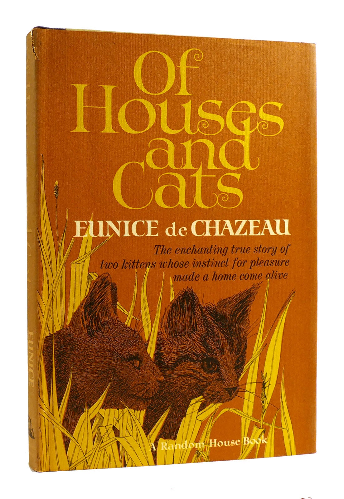 OF HOUSES AND CATS | Eunice De Chazeau | First Edition; First Printing