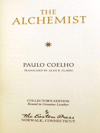 THE ALCHEMIST SIGNED; Easton Press