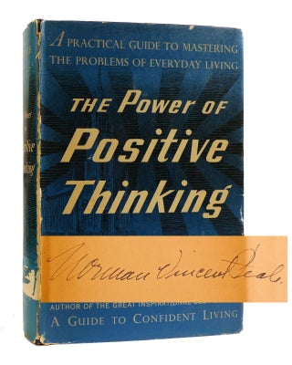 Item #183505 THE POWER OF POSITIVE THINKING SIGNED. Norman Vincent Peale