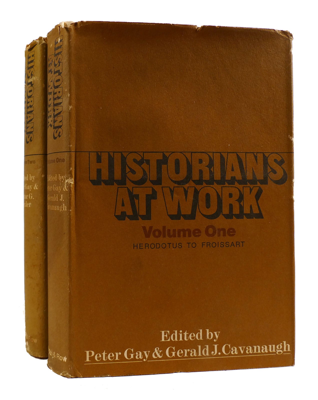 HISTORIANS AT WORK 2 VOLUME SET | Victor G. Wexler Peter Gay | First  Edition; First Printing